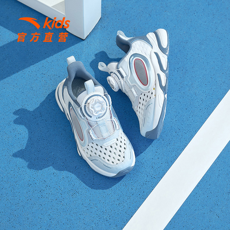 安踏儿童男小童跑步鞋2024新款夏季童鞋儿童运动鞋男孩专业跑步鞋