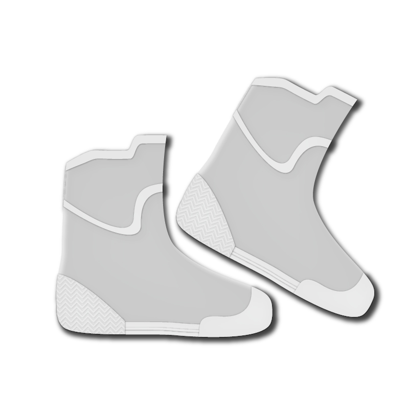 专业服装开发室代设计原创一对一成人雨鞋鞋套款式设计AI图稿绘制
