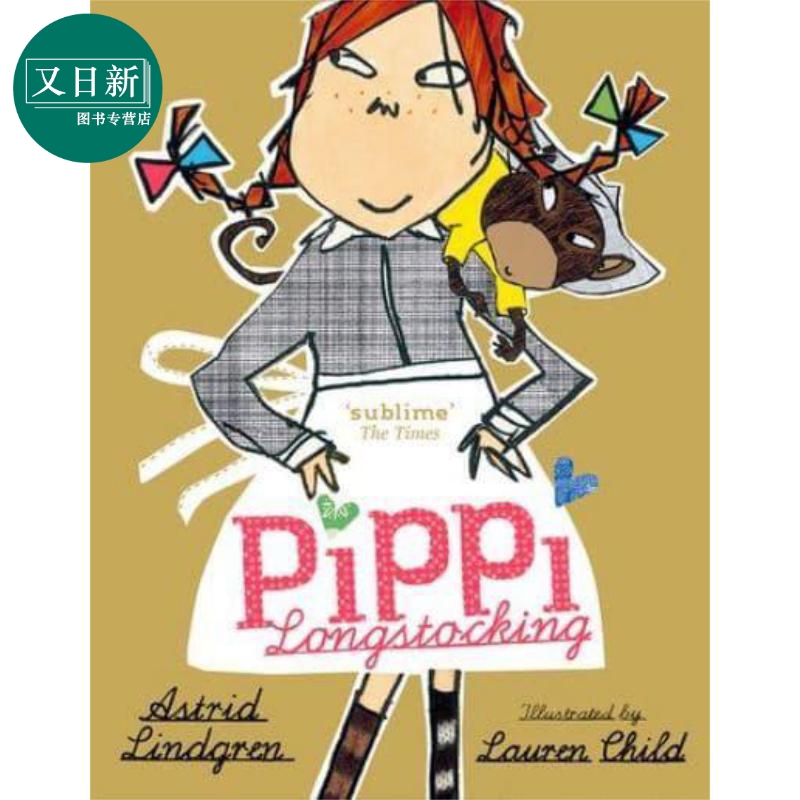 Pippi Longstocking 长袜子皮皮故事集 英文原版 进口原版 精装 趣味故事 Astrid Lindgren