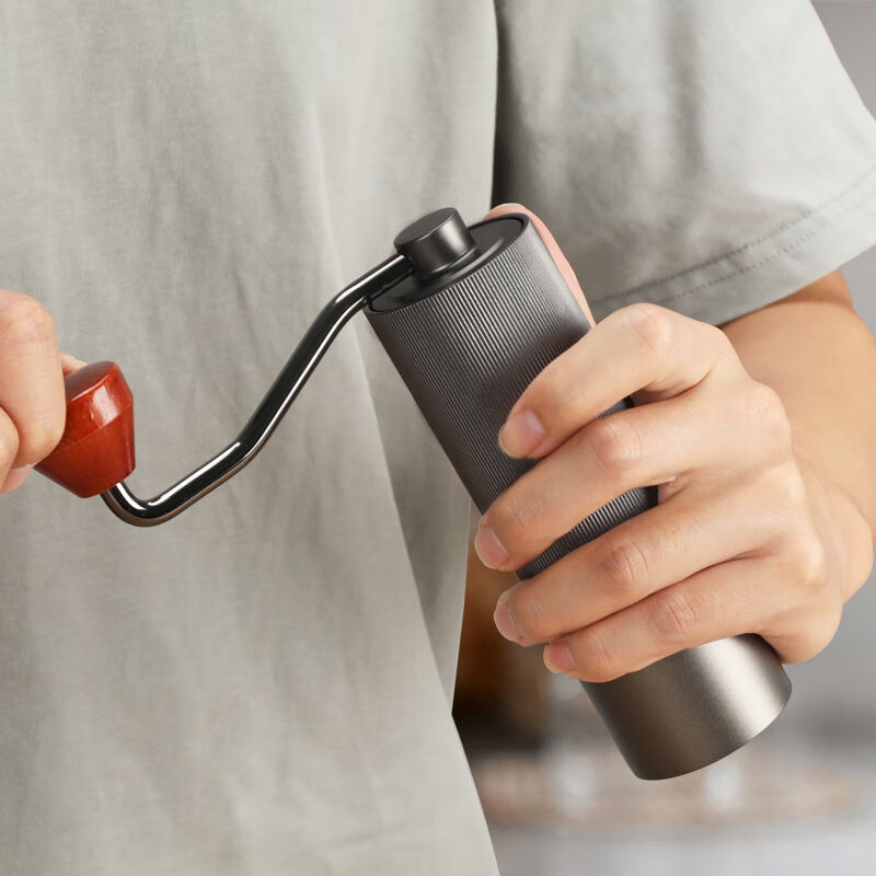 品质手摇磨豆机咖啡研咖啡家用小型器动咖啡研器深空灰(CNC钢芯)+