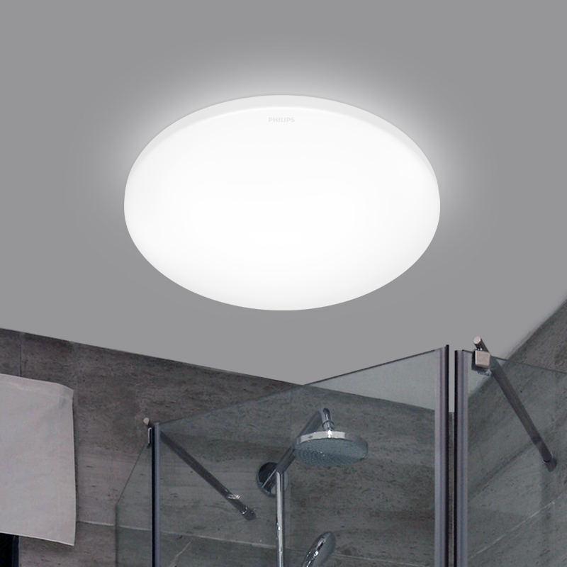 飞利浦LED酷玉吸顶灯简约现代圆形过道阳台走廊厨房家用灯饰照明
