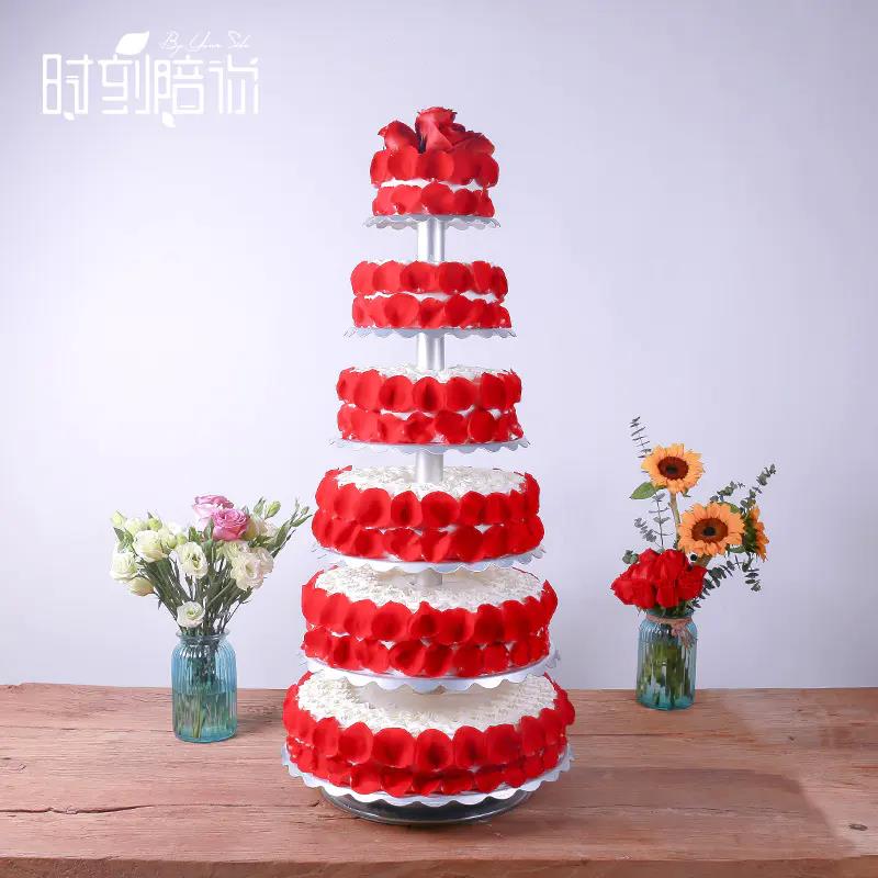 时刻陪你深圳同城配送大型定制高层生日蛋糕新年婚礼庆典派对年会