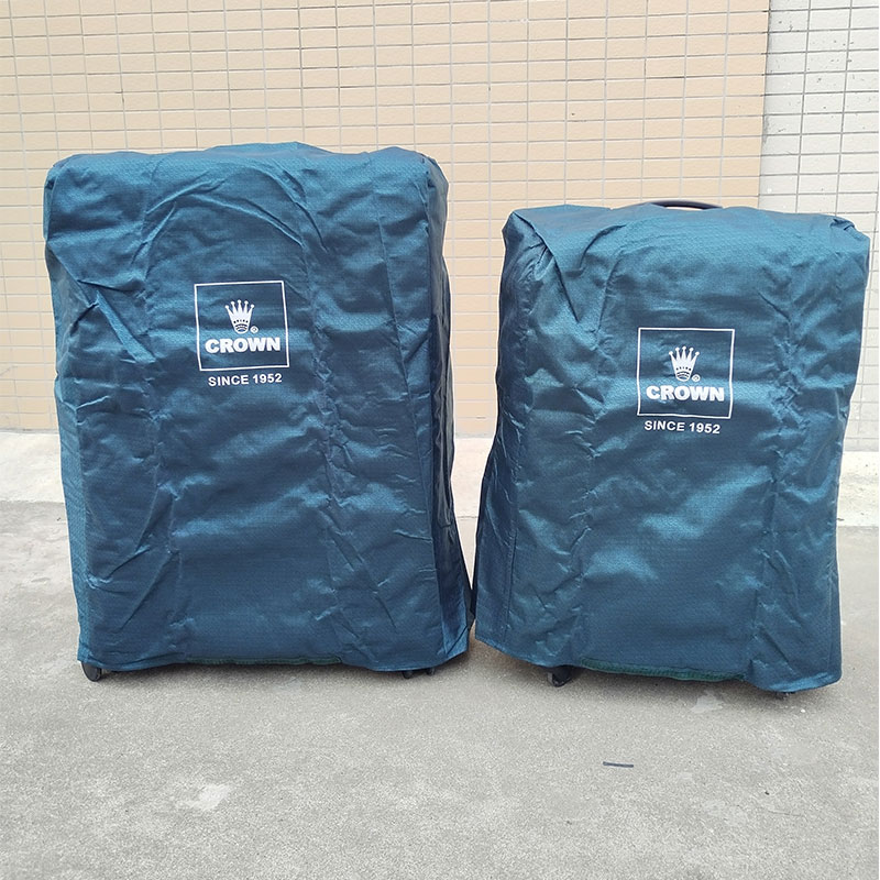 CROWN皇冠拉杆箱箱套蓝色加厚航空托运保护套旅行箱行李箱 防尘套