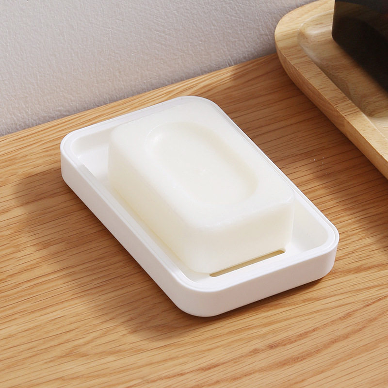 北欧ins风家用沥水创意大号双层香皂肥皂盒日式加厚卫生间置物架