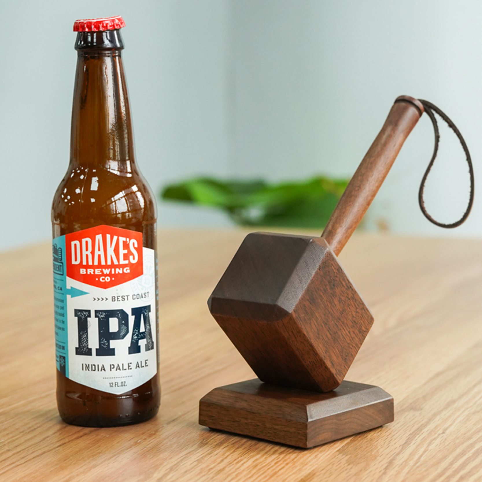 雷神之锤启瓶器个性家用啤酒起子创意饮料木质启瓶器马桶搋子鲨鱼
