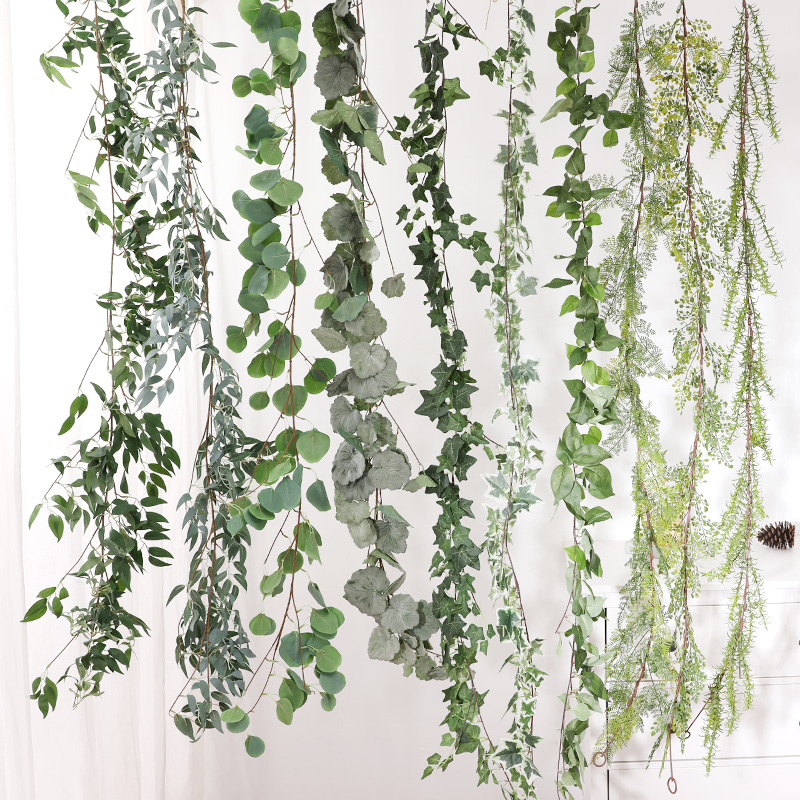 泰环仿真绿植植物藤条常春藤客厅空调管道背景墙森系装饰壁挂遮挡