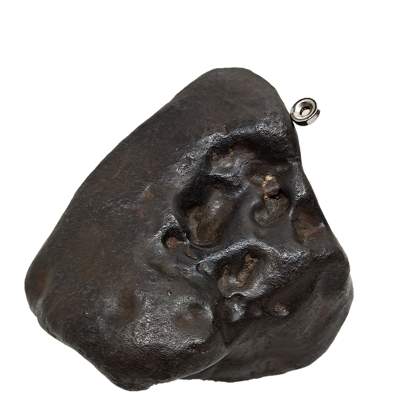 1天然铁陨石无纹理原石收藏黑灰色奇石玄关摆件流星桌面家居饰品
