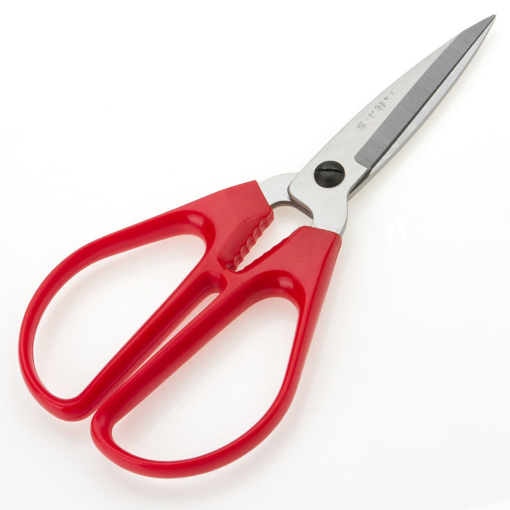 张小泉剪刀不锈钢红色剪刀家用剪大小号手工用剪QHS-145 QHS-170