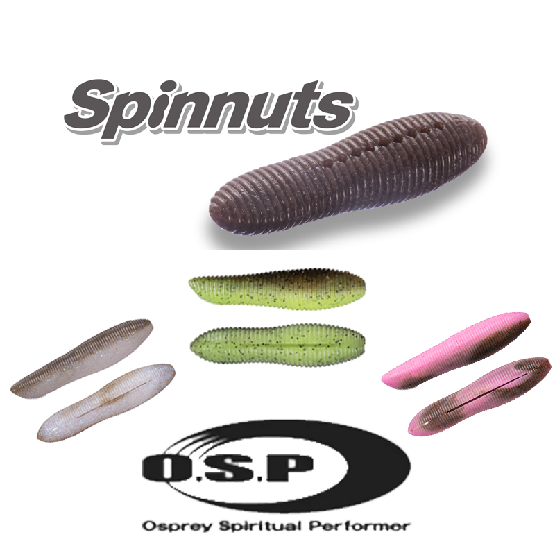 日本O.S.P OSP原装进口Spinnuts花生饵土豆 路亚软饵无铅 高比重