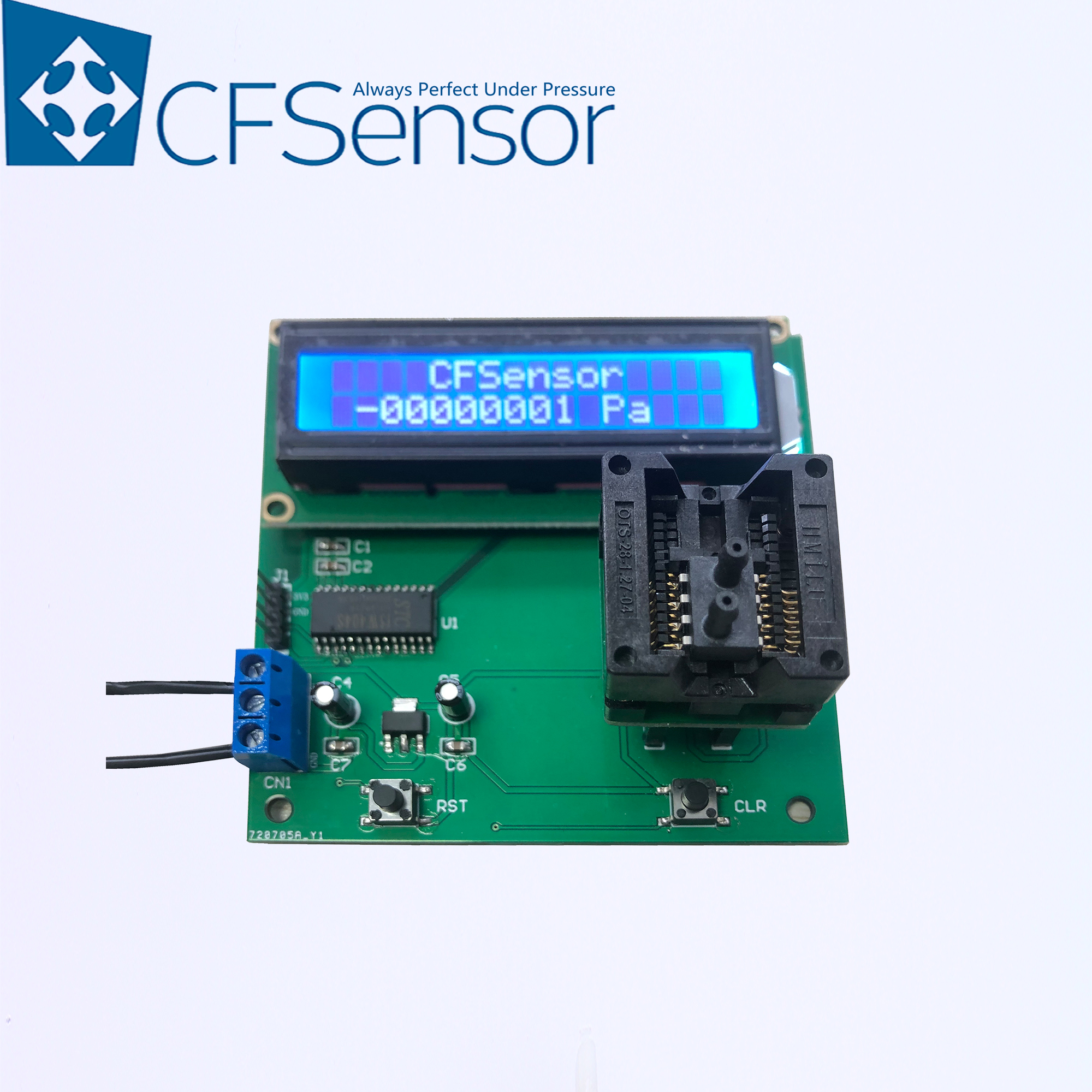 E6897D表压差压数字I2C输出压力传感器测试板工装数显定制参数