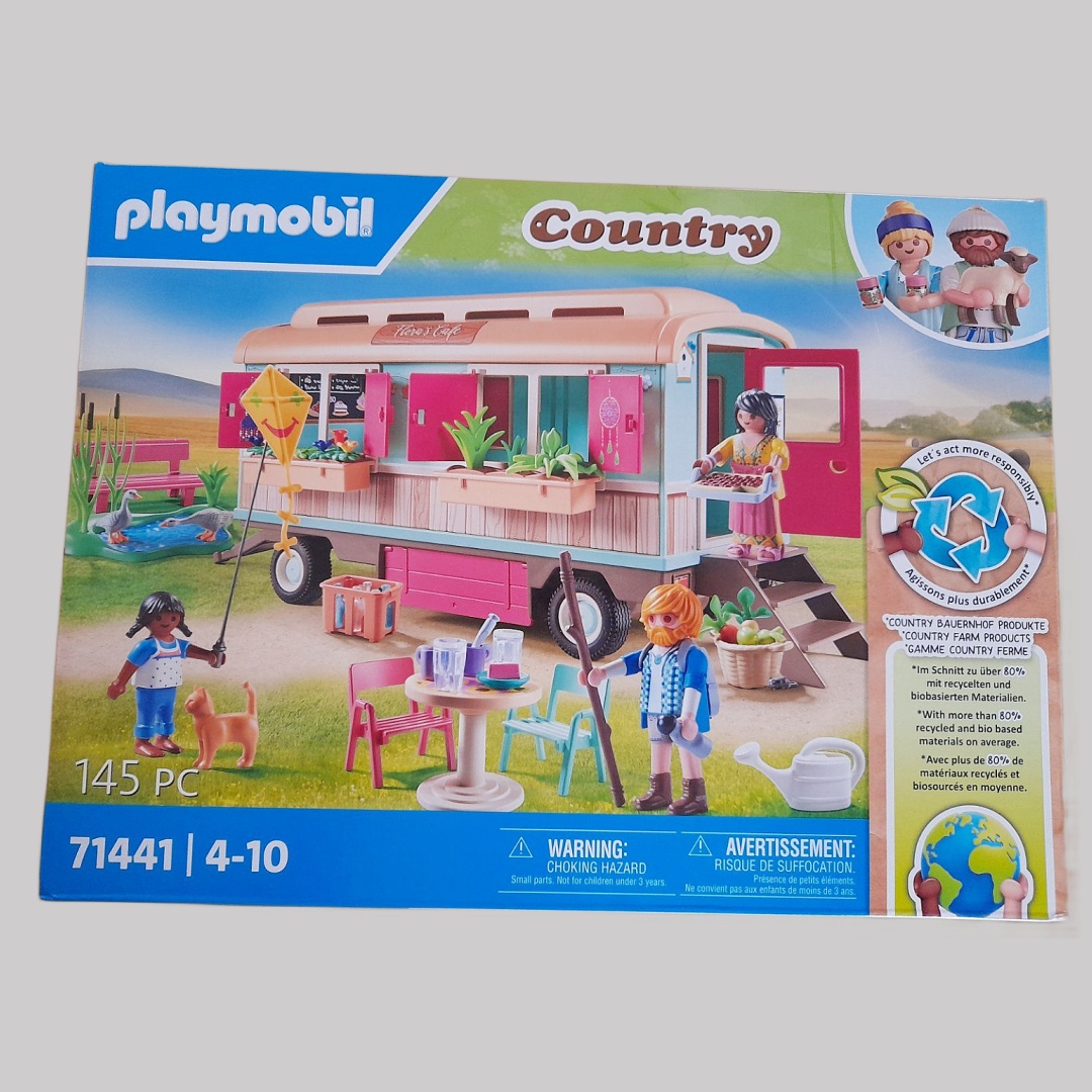 德国摩比世界玩具动物农牧场餐车蔬菜车playmobil 送女孩儿童礼物