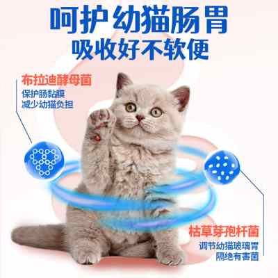 拾光趣猫粮幼猫专用冻干无谷1到3月小猫奶糕增肥发腮营养蓝猫3斤
