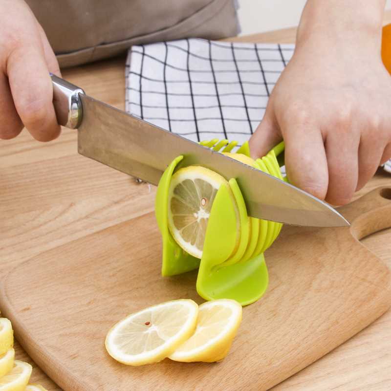 柠檬切片器多功能水果分割器带把手番茄西红柿切片家用切柠檬工具