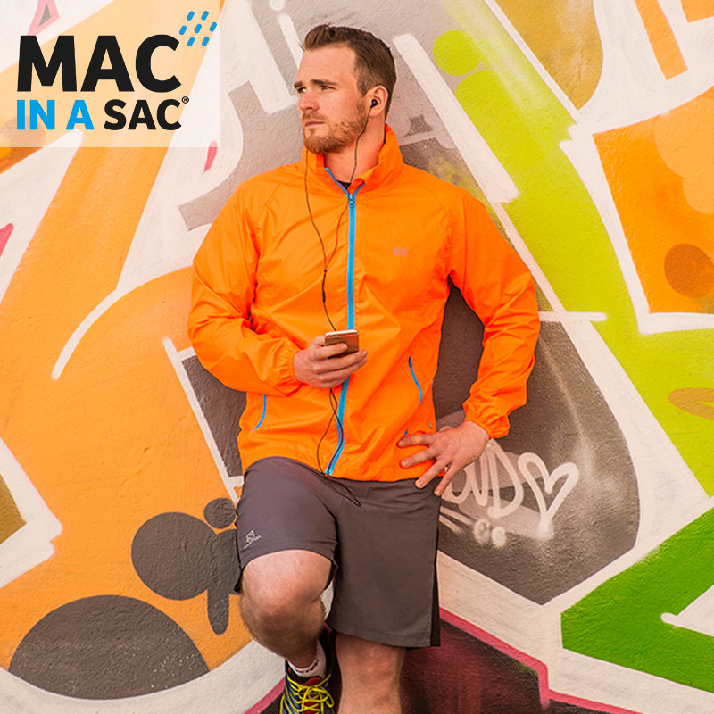 macinasac英国荧光系列 春夏季户外跑步通勤旅行轻薄透气外套