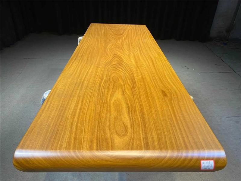 促销非洲柚木大板茶桌茶台实木餐桌自然边公桌会桌桌原办木书议桌