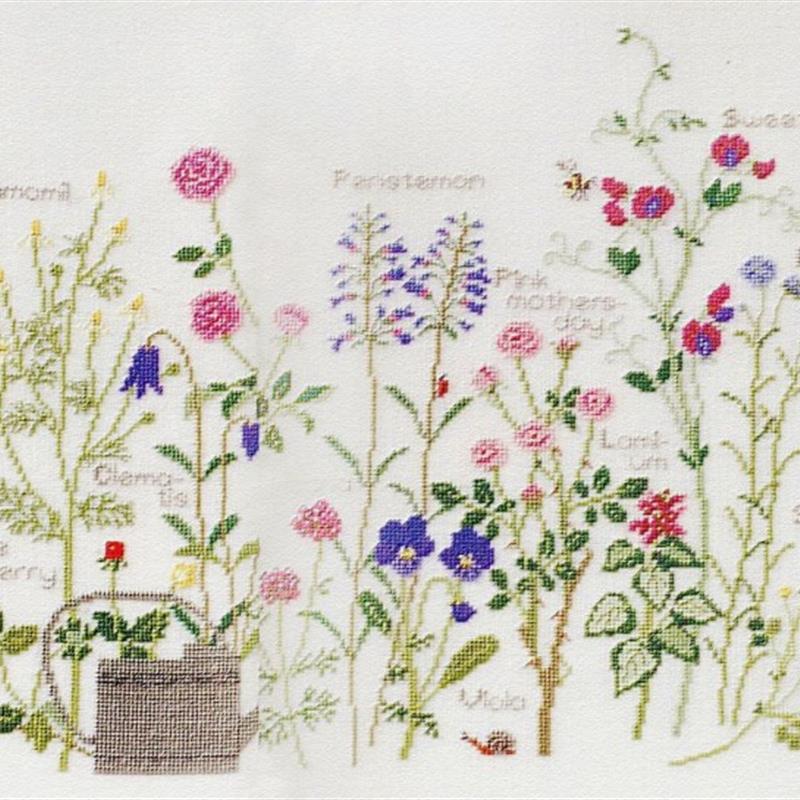 法国DMC十字绣套件手工 花卉花草系列 青木和子 野蔷薇的花季