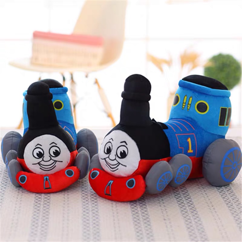 托马斯公仔儿童毛绒玩具小火车抱枕玩偶送给小男孩的生日礼物