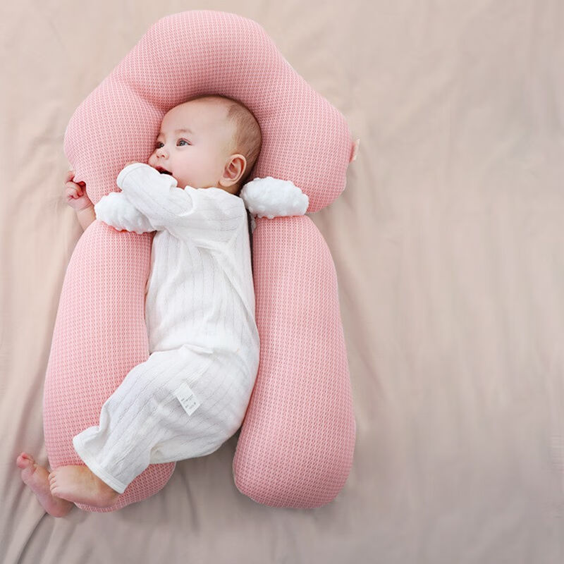 稚心婴儿枕头定型枕新生儿安抚枕宝宝睡觉纠正偏头抱枕双面四季可