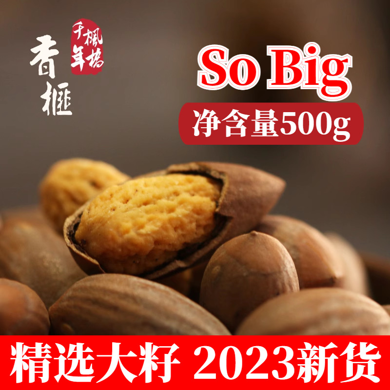 【枫桥千年香榧 精品大籽】2023新货香榧子净含量500g袋装特级果