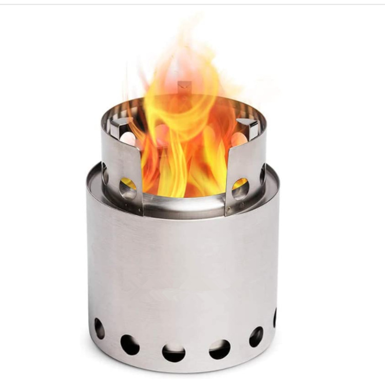 户外野营柴火炉小号一体不锈钢烤火炉篝火炉庭院取暖炉子火爆热卖
