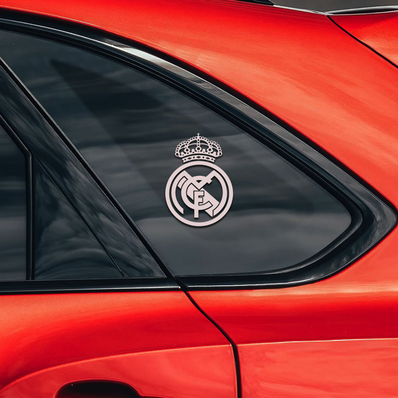 皇家马德里Real Madrid CF车贴汽车贴纸皇马足球队汽车划痕金属贴