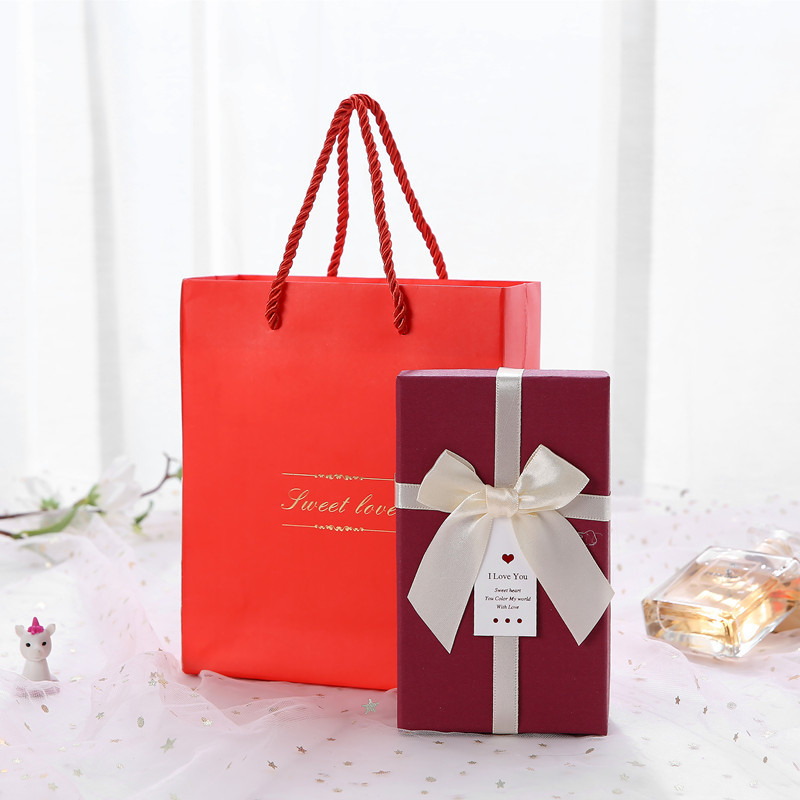 【单拍不发货】美澳铺礼盒专用/包装盒精美简约口红情侣礼物礼袋