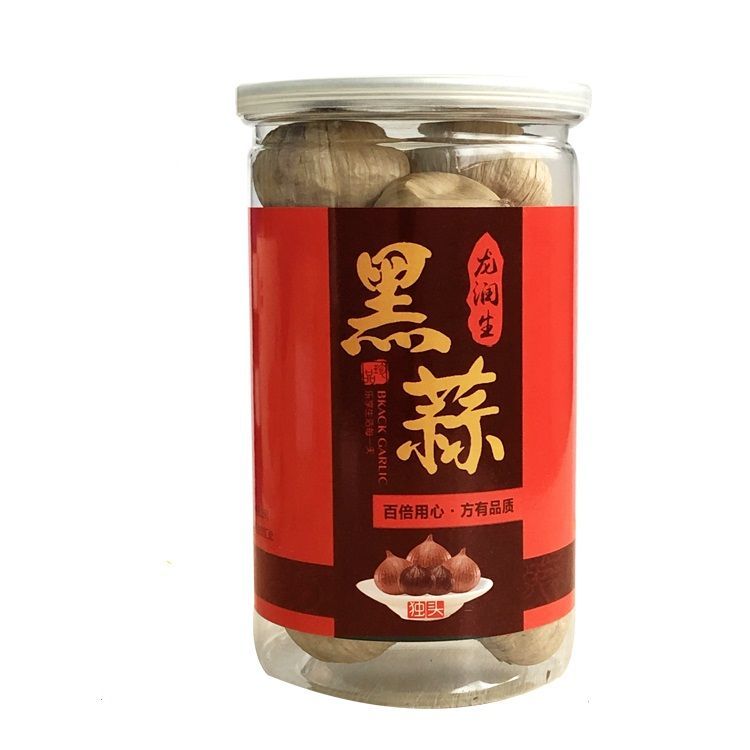 独头黑蒜中国大蒜之乡产地直发龙润生黑蒜头零添加自然发酵即食