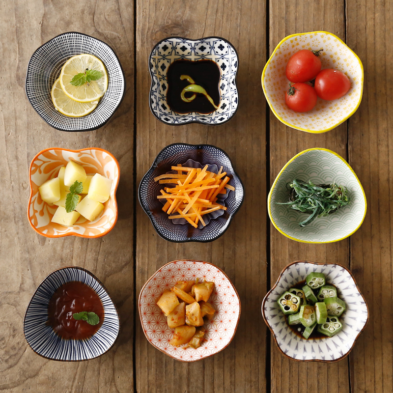 调味碟家用小碟创意陶瓷迷你日式沙拉蘸料酱料调料番茄酱油醋碟子