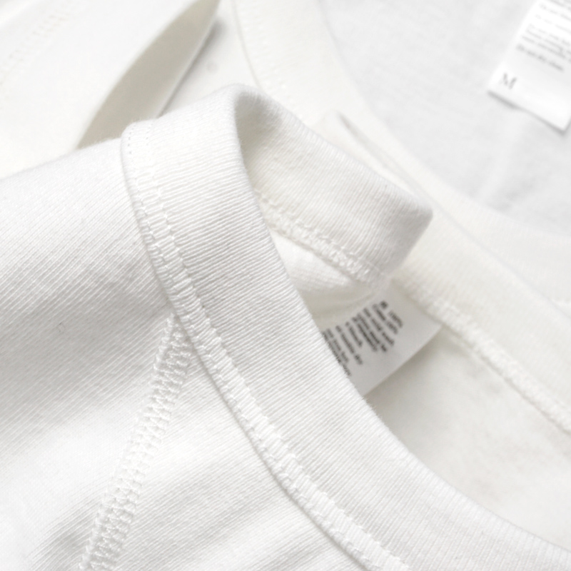 重磅厚实260g美式三角补强纯色澳洲棉白色短袖T恤ccosy vintage