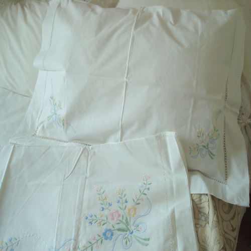 【更新款上架！】出口北欧纯棉纯白色床单三件套(多款)