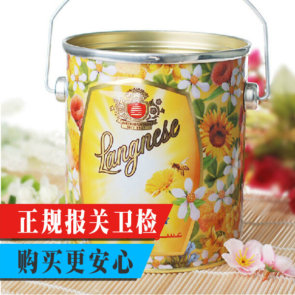 正品德国原装进口蜂蜜Langnese琅尼斯桶装蜜天然多花种蜂蜜2kg/桶