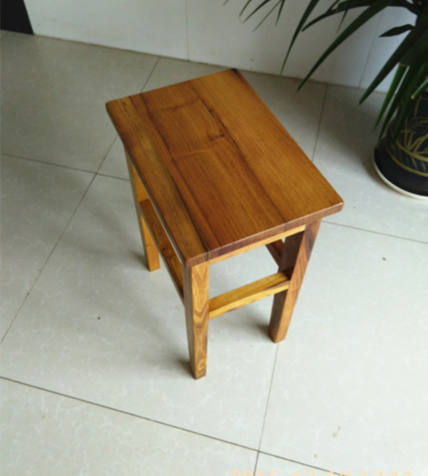 精品实木方凳子 简约复古休闲槐木香椿家具板凳餐桌凳办公浴室凳