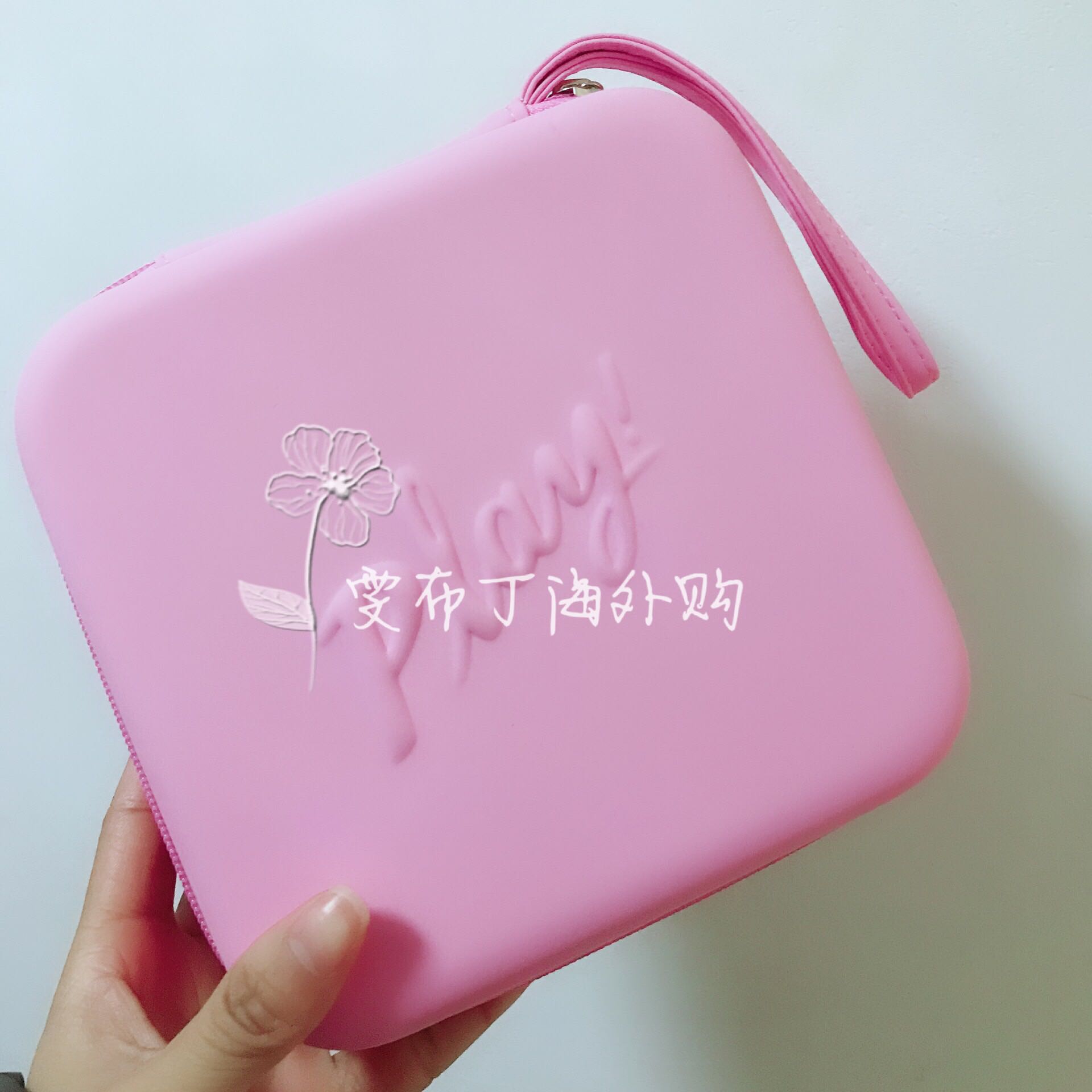 丝芙兰/sephora化妆包硬型防水材料粉包Play单化妆包空盒子