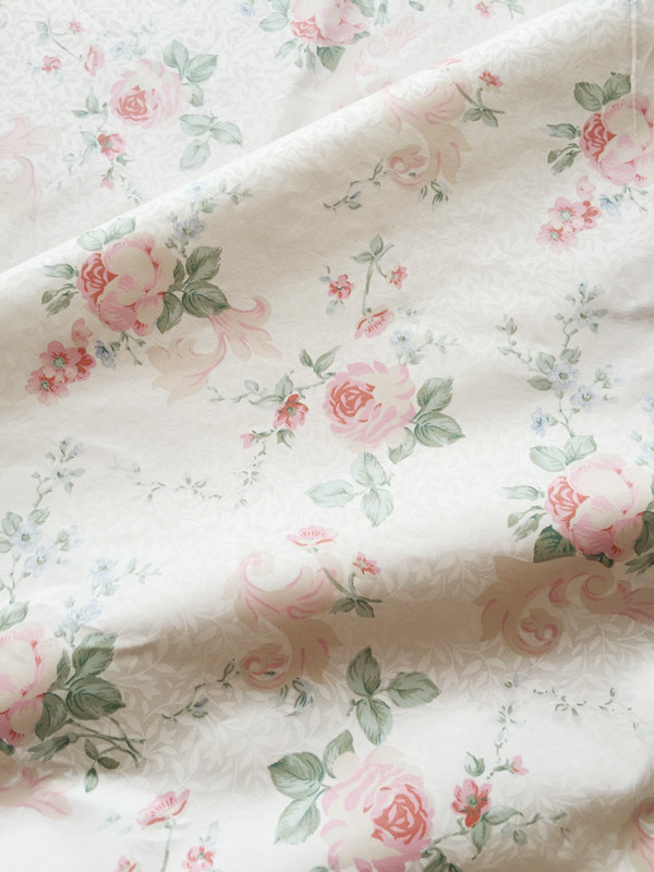 60支纯棉贡缎布料 宽幅2.8米 大气花朵纯色条纹 服装/床品面料