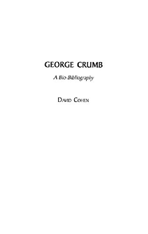 【预订】George Crumb: A Bio-Bibliography