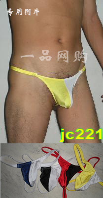 男士性感双色丁字内裤 DZJC221