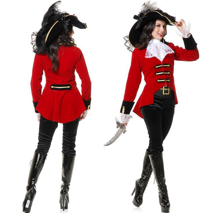 女成人角色扮演服加勒比海盗cosplay驯兽师杰克船长酒吧ds演出服