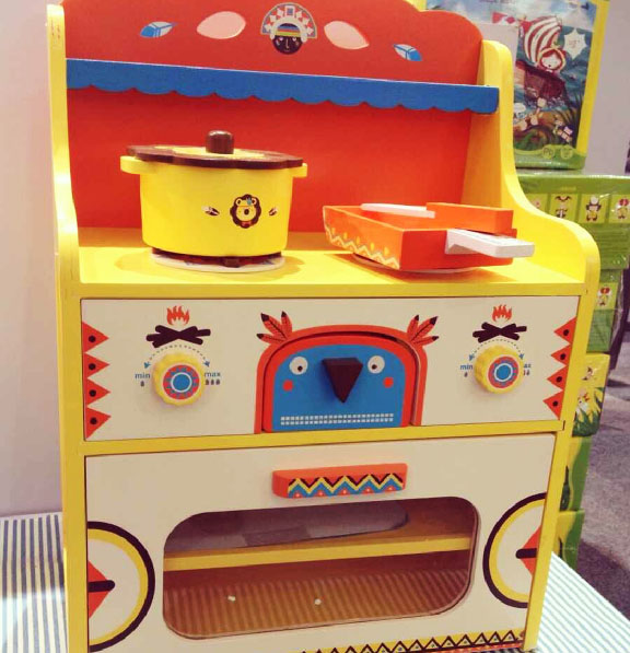 优木玩具 煤气炉灶儿童过家家玩具 男孩 女孩 印第安风格2-3-6岁