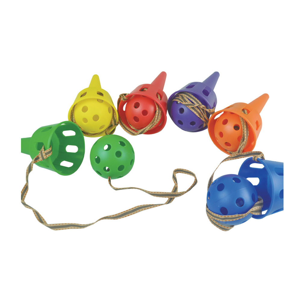 七色花幼教幼儿园早教运动准确性训练器材玩具接球器QCW-1