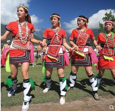 新夏季台湾原住民阿美族高山族丰年祭丰年节服装成人女装裙装舞蹈