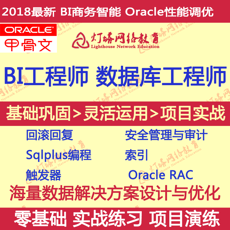 oracle视频教程SQL性能优化入门到精通视频DBA运维OCP认证培训RAC