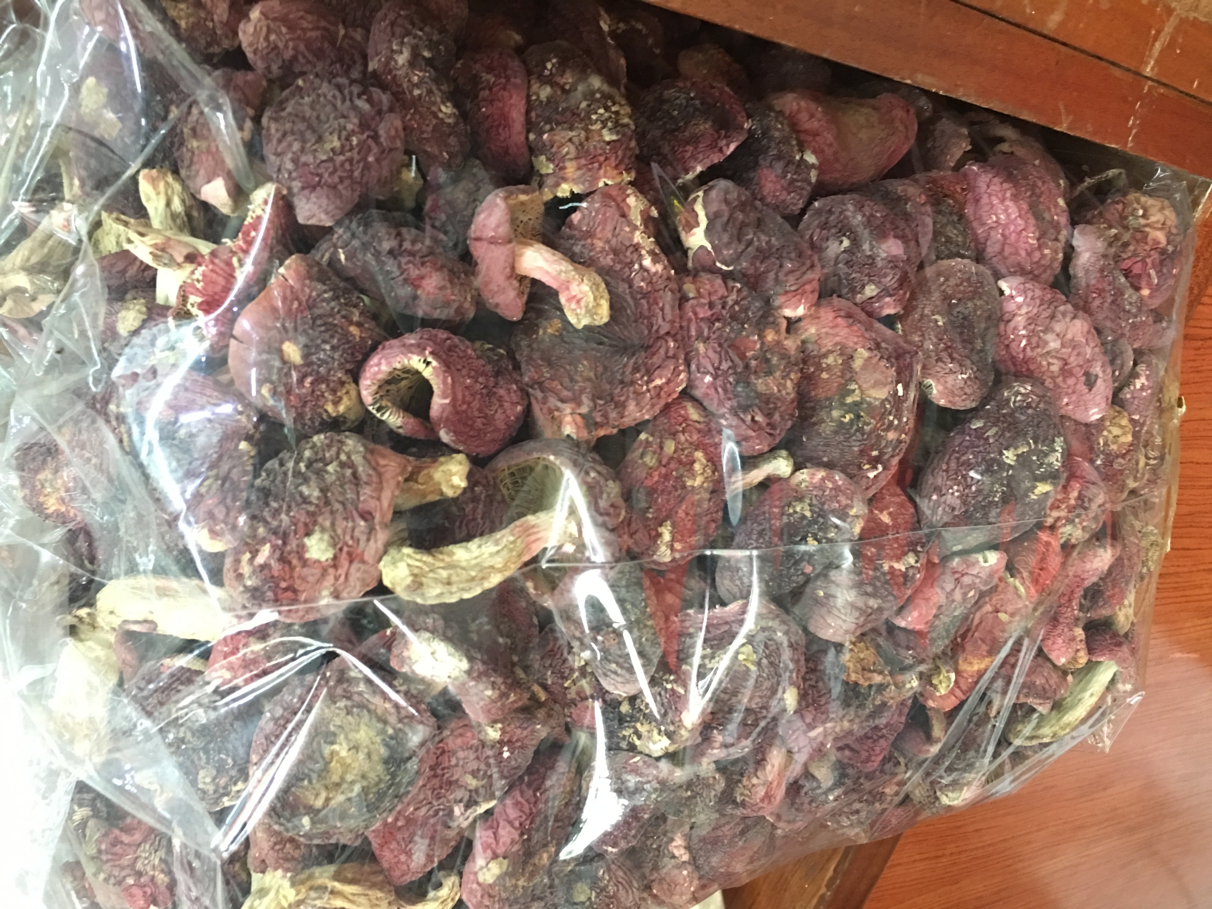 盛润  梅州大埔本地土特产野生红菇菌大红菇干货特级实体250g