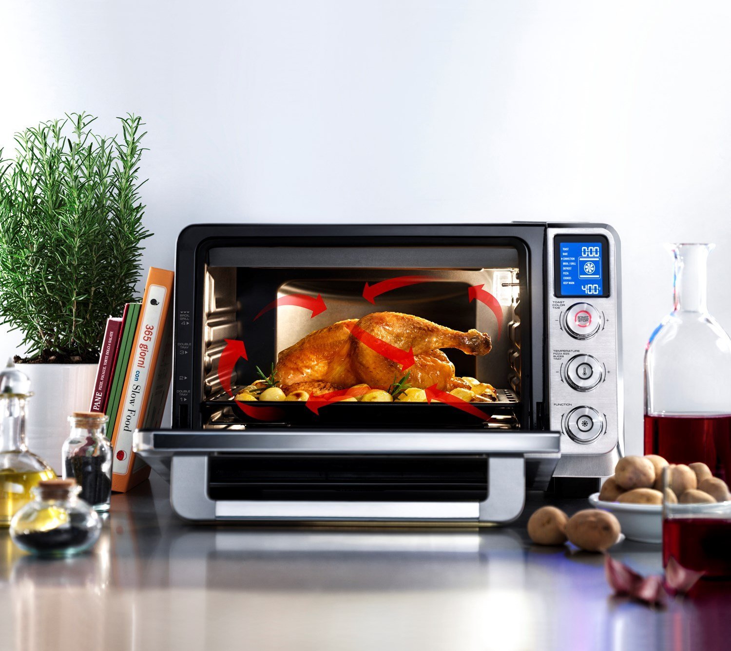 Delonghi/德龙 DO32852电脑控制控温智能烤箱家用大容量电烤箱32L