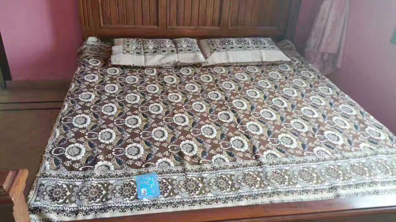 巴基斯坦手工艺品 床单纯棉巴基斯坦床单双人床单