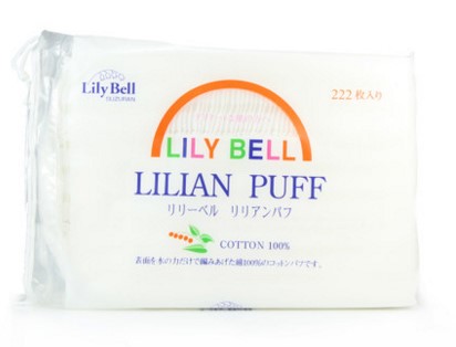 香港代购 Lili Bell/丽丽贝尔化妆棉三层优质纯棉薄厚适中222片