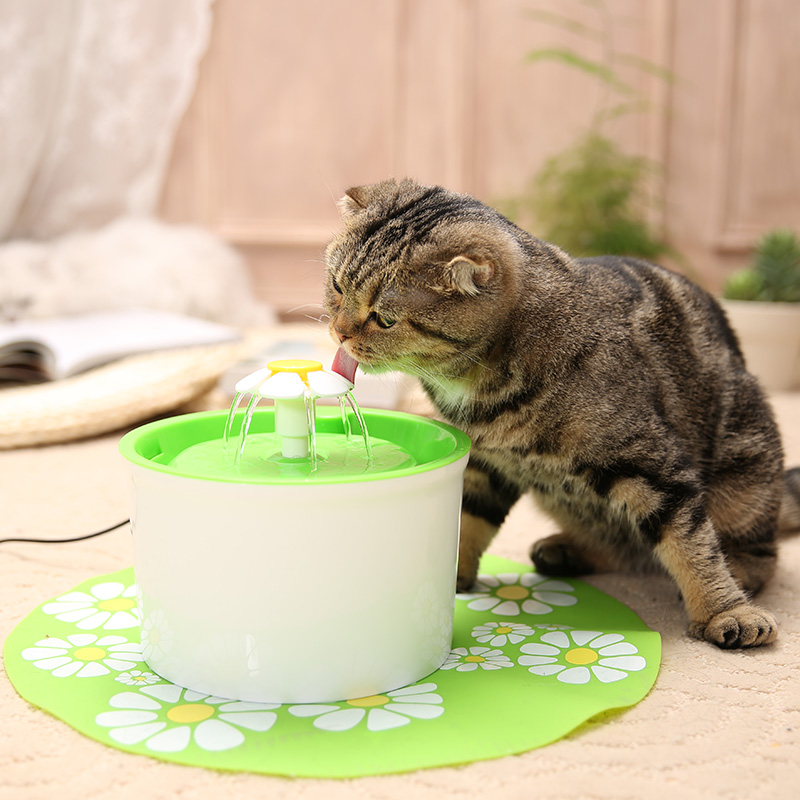 猫咪饮水机自动循环流动宠物饮水器狗喂水器用品猫機喷泉fountain