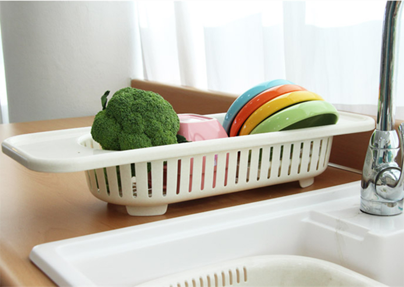 韩国昌信厨房塑料沥水放蔬菜碗盘筷碟柜架餐具收纳筐排滴水置物架
