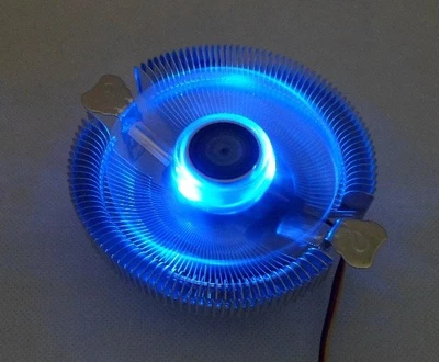 台式机电脑散热风扇 CPU风扇 带灯amd蓝灯 115X多平台 CPU散热器