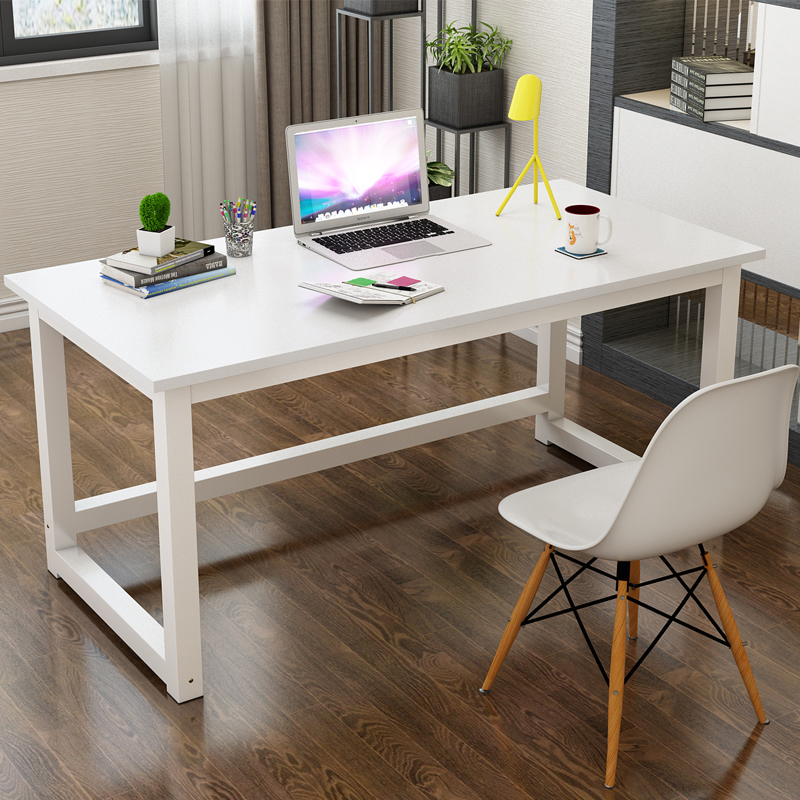 电脑桌台式家用简约书桌双人桌子办公桌简易桌培训桌写字台小书桌