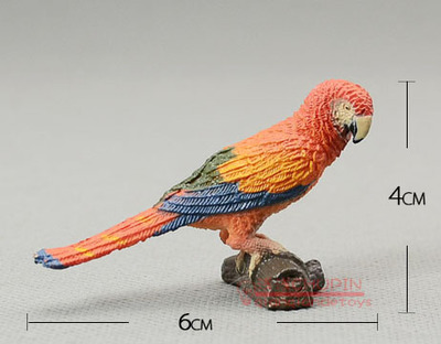仿真动物模型玩具各种鸟类鹦鹉孔雀大嘴鸟塑胶儿童认知模型软胶